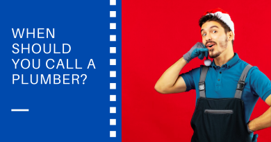 When should you call a plumber